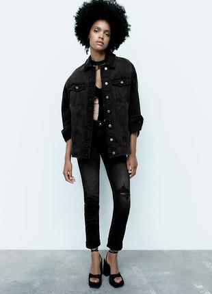 Женская джинсовая куртка zara