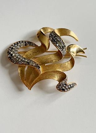 Винтажный зажим для платинки