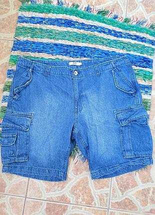 Джинсові шорти карго