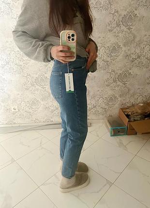 Новые джинсы zara цвет хаки