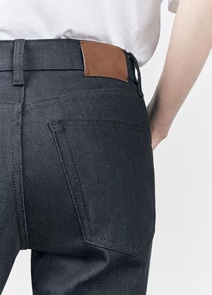 Джинсы zara zw collection bootcut cropped с высокой посадкой,розм46,новые