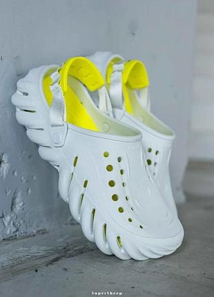 Крокс екхо клог світло сірі boot crocs echo clog moon light