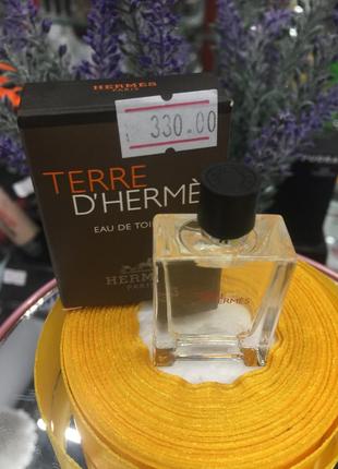Hermes - terre d'hermes туалетная вода 5 ml mini1 фото