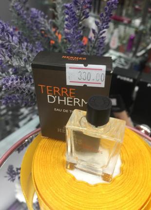 Hermes - terre d'hermes туалетная вода 5 ml mini3 фото