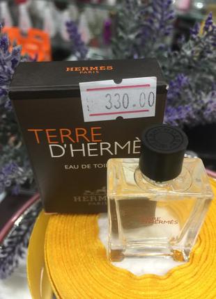 Hermes - terre d'hermes туалетная вода 5 ml mini4 фото