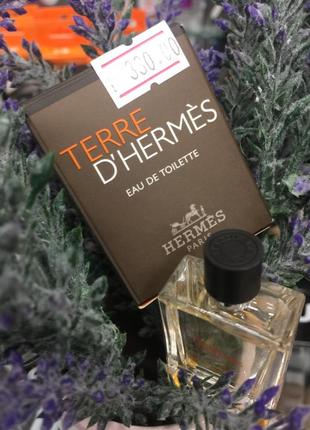 Hermes - terre d'hermes туалетная вода 5 ml mini5 фото