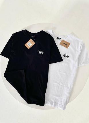 Футболка stussy big logo/ тішка стуссі з логотипом великим/ футба стусси4 фото