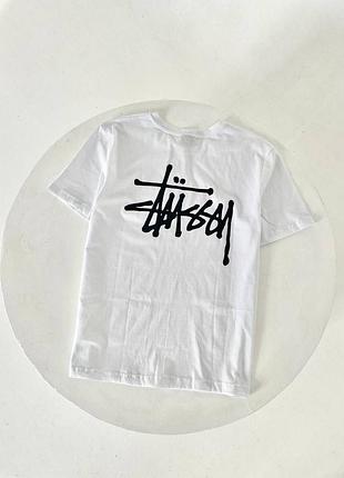 Футболка stussy big logo/ тішка стуссі з логотипом великим/ футба стусси3 фото