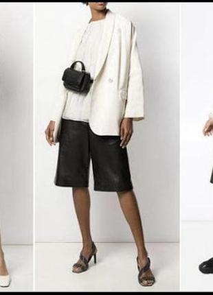 Шорты из эко кожи