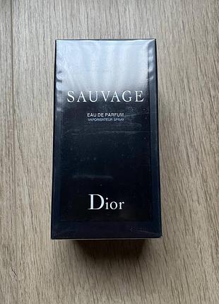 Мужской парфюм dior sauvage eau de parfum 100 ml