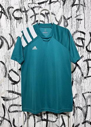 Спортивна футболка adidas climalite, оригінал, центр лого, еластична, легка, повсякденна, футбол, puma