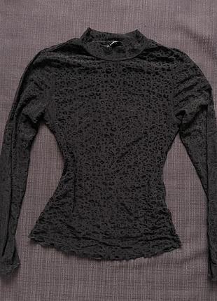 Прозрачный лонгслив