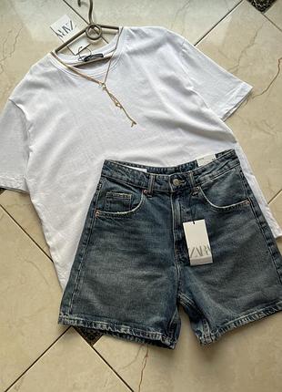 Джинсовые шорты zara
