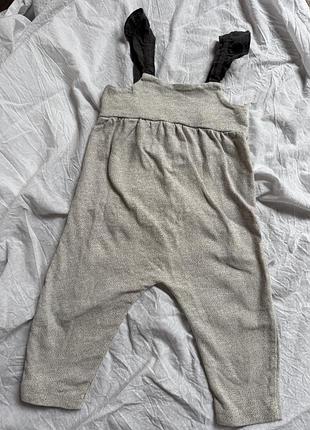 Комбінезон zara з рюшками 12-18 80-86