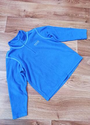 Теплая флисовая кофта флиска на девочку рост 122 128