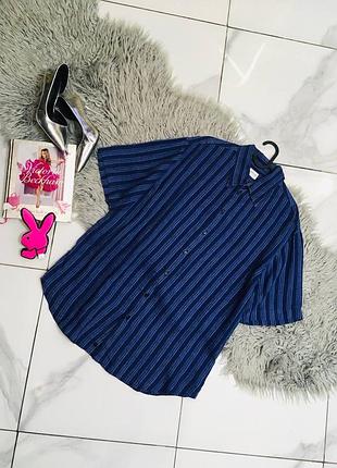 Оригінальна сорочка в смужку від armani collezioni 100% льон