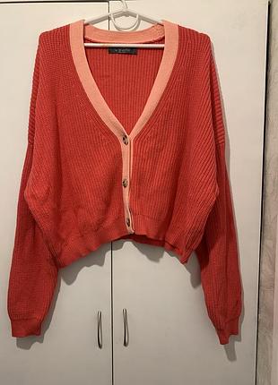 Кардиган вкорочений на ґудзиках, светр