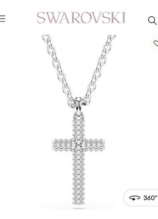Подвеска крестик swarovski insigne