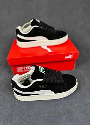 Женские замшевые кроссовки Кросівки puma mirage mox mono черные с белым черные шнурки модные женские летние кроссовки пума4 фото