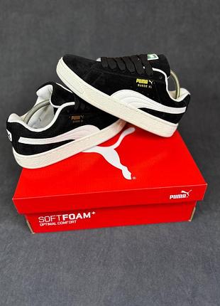 Женские замшевые кроссовки Кросівки puma mirage mox mono черные с белым черные шнурки модные женские летние кроссовки пума7 фото