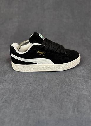 Женские замшевые кроссовки Кросівки puma mirage mox mono черные с белым черные шнурки модные женские летние кроссовки пума10 фото