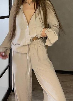 Костюм тройка 
креп жатка