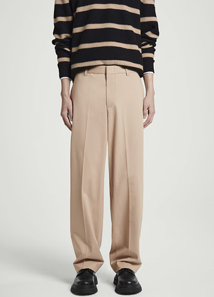 Штани\чіно cos relaxed straight-leg chinos