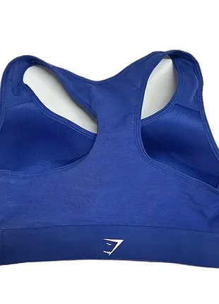 Спортивный синий топ бра gymshark4 фото