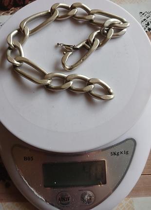 Браслет  срібло чоловічий 40грам