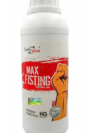 Гель лубрикант для фістингу на водній основі lovestim – max fisting, 1000 мл.