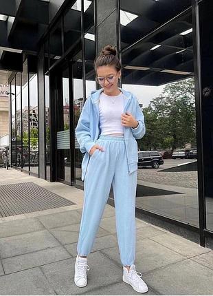 Стильный костюмчик на весну-лето, xs,s,m,l,xl,xxl, розовый, голубой, беж, белый, черный, серый