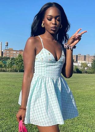 Платье zara новое, оригинал испания, с бисером, baby doll, кукольный стиль