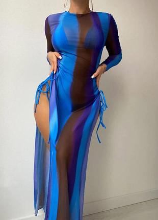 Пляжна сукня сіточка від shein