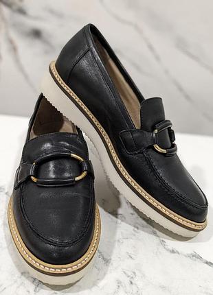 Кожаные👠туфли,лоферы, маскины женские, san marina