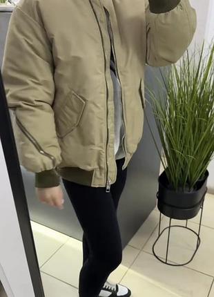 Бомбер zara