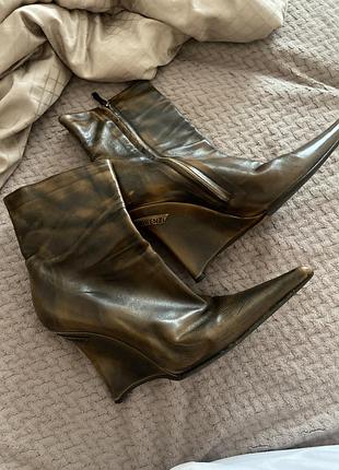 Ботинки на каблуке gianmarco lorenzi