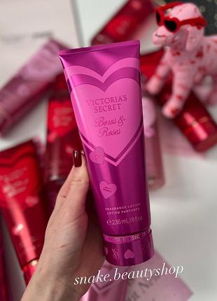 Парфумований лосьйон bows & roses victoria’s secret лосьйон для тіла вікторія сікрет оригінал