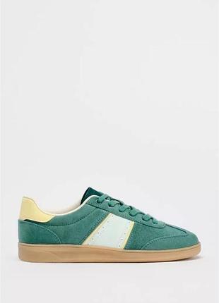 Кеды женские зеленые zara new