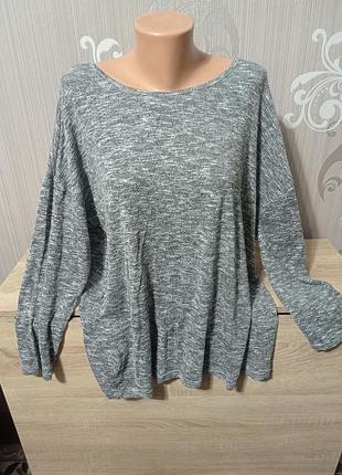 Джемпер батал свободного кроя