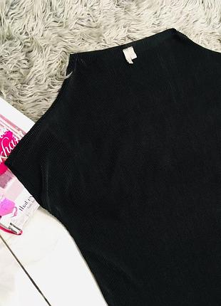 Чёрное платье плиссе оверсайз asos 7