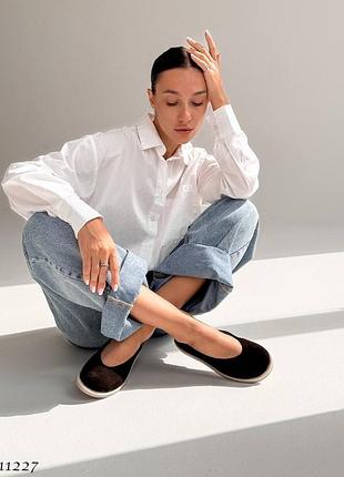 Балетки barefoot коричневый шоколад