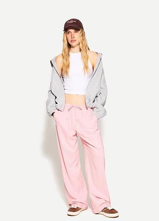 Брюки на основе льна bershka