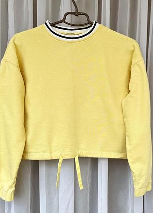 Світшот на дівчинку, світшот укорочений, світшот h&m,худі укорочений h&m