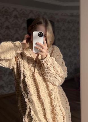 Кардиган ручной работы🧶