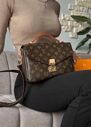 Шкіряна сумка відомого бренду