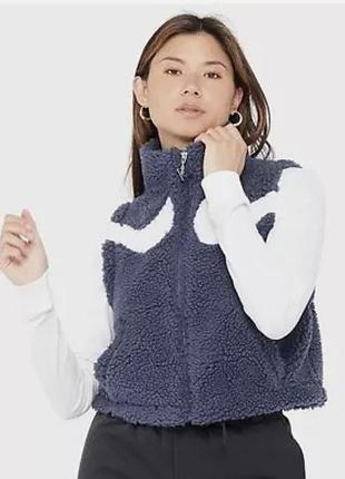 Жилетка безрукавка шерпа nike