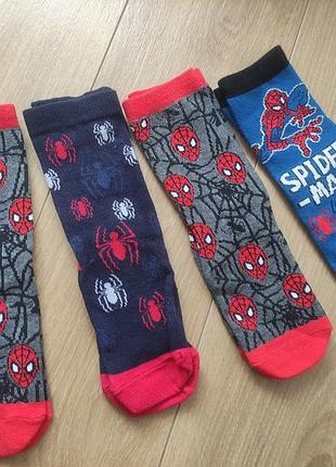 Носки spiderman человек паук спайдермен
