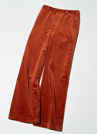 Вельветовые широкие брюки uniqlo3 фото