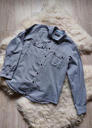 💙💚🩵 супер-тальная приталенная рубашка в мелкую клетку