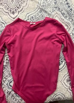 Боді жіночий рожевий